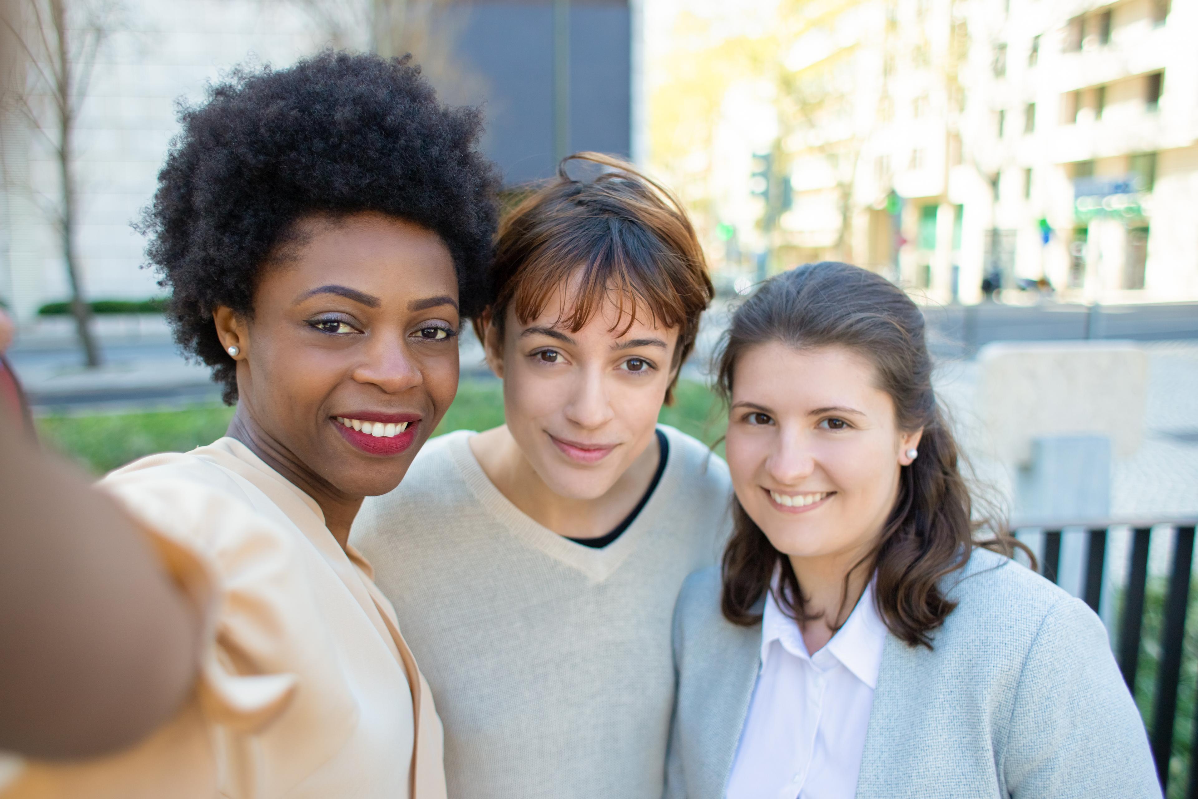 Women founders outdoors